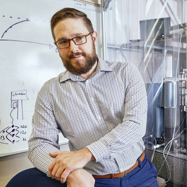 Nick Borys, assistant professor of physics in Montana State University’s College of Letters and Science, received a grant from the M.J. Murdock Charitable Trust for his continued research on quantum materials.
MSU Photo by Adrian Sanchez-Gonzalez