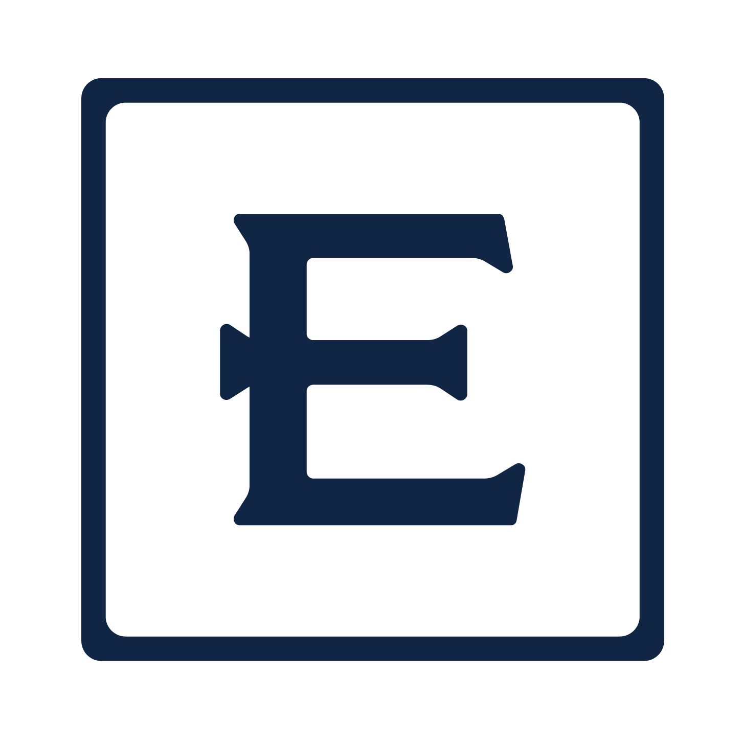 endstate icon outline navy