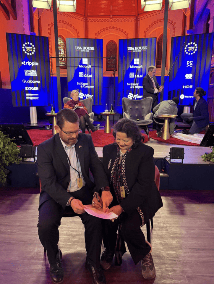 Jason Yager and Dr. Purnima Voria
